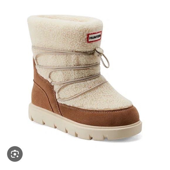 Hunter Other - NWT Hunter kids cozy Sherpa waterproof boots size 1